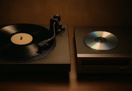 Vinile o CD? Differenze di qualità audio spiegate in modo semplice Vinile o CD? Differenze di qualità audio spiegate in modo semplice